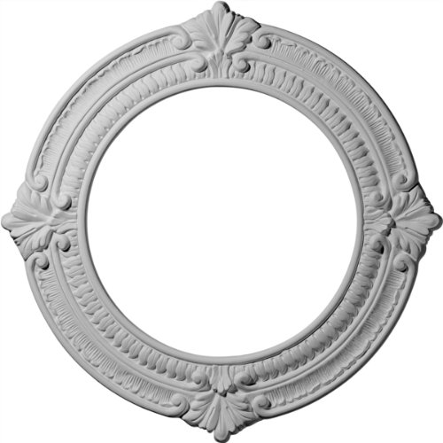 Super Cheap 🛒 Ekena Millwork CM13BNPCF Benson Ceiling Medallion, 13 1/8"OD x 8"ID x 5/8"P (Fits Canopies up to 8"), Hand-Painted Pot of Cream