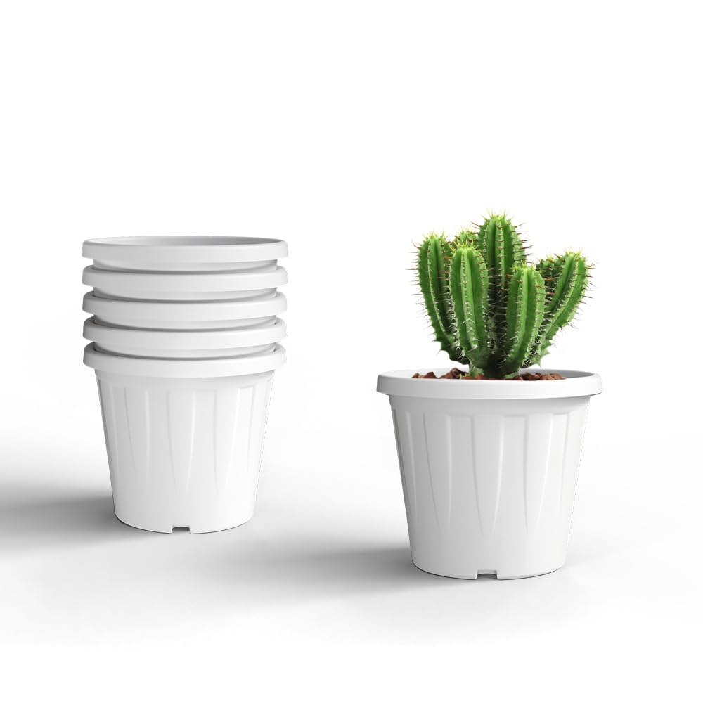 YUCCABE ITALIA 6 Pack White Nursery Planters -32