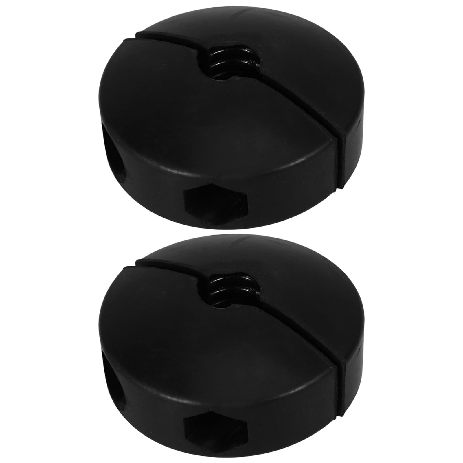 SHINEOFI 2 Piezas Limitador Negro de Goma para Carrete de Manguera Retráctil Compatible Mangueras de 19 a 22mm para Uso en Fábricas y Talleres Automotrices