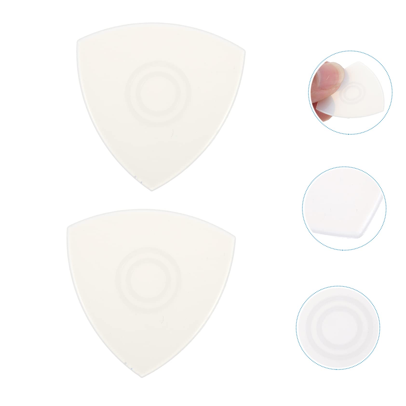 BESTonZON 48 Pz plettro di nylon plettro per chitarra elettrica plettro per chitarra acustica plettri chitarra plettro chitarra plettri per esercitarsi con la chitarra accessori per ukulele