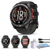 Garmin Fenix 8 Pro 51mm MicroLED Premium Multisport GPS Smartwatch, Sapphire Lens, Carbon Gray DLC Titanium, inReach Technology LTE & Satellite Connectivity, Built-in Flashlight Bundle