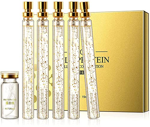 1 Set Combinaison De Fils De ProtéInes Solubles Et D'Essence D'Or Nano Cover