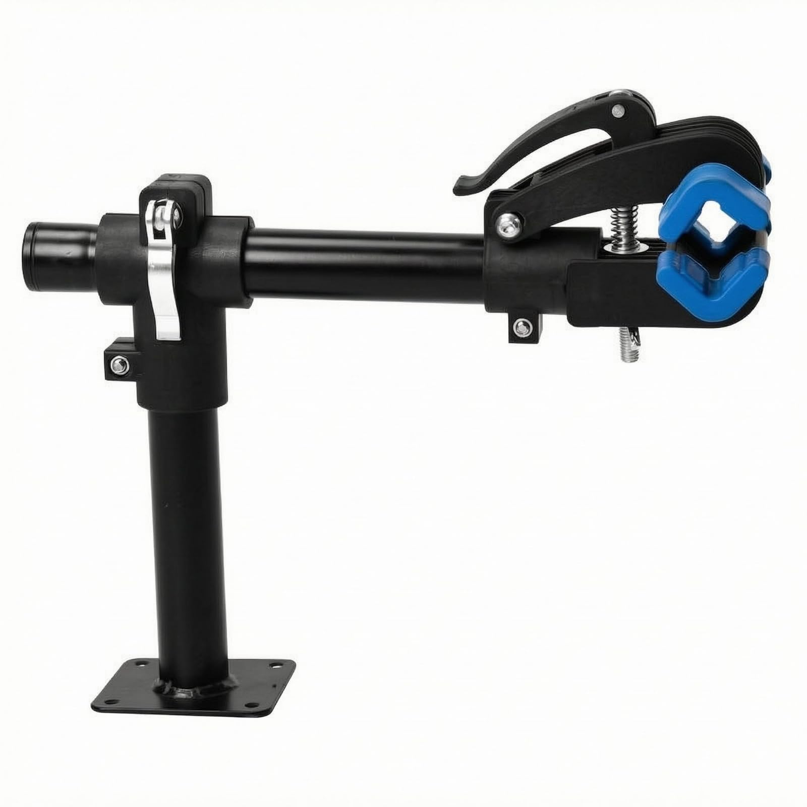 Pince vélo murale avec fermeture à levier et support réglable en métal