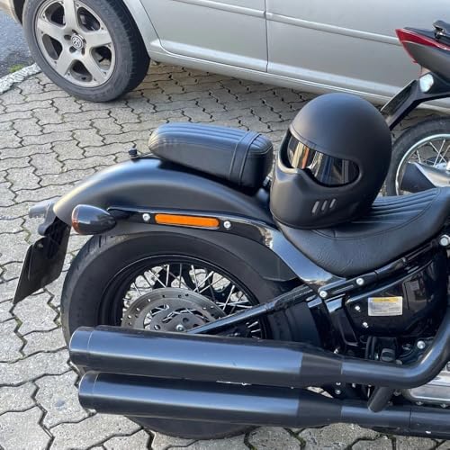 Asiento pasajero trasero que elimina la fatiga en motos Softail Slim y Street Bob 114 3