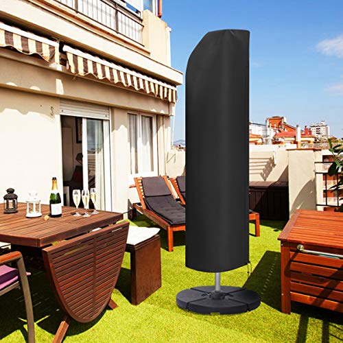image for SEKKVY Outdoor Patio Umbrella Cover, 600D Extra Thickness Waterproof D