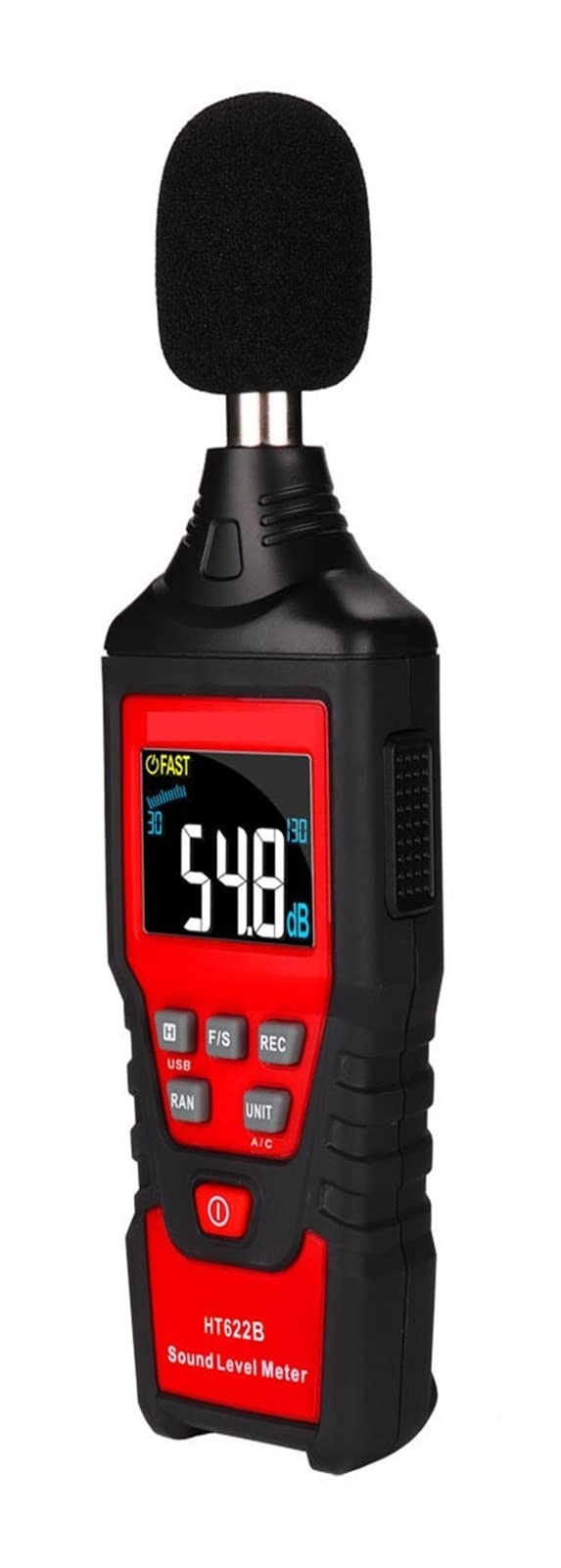 Medidor de ruido Medidor de sonido Decibel medidor Tesor de ruido HOGor High-Precision Nivel de sonido Medición Detección de volumen