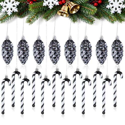 Joxessaien 20 Stück Baumschmuck Weihnachten, 8 Stück...