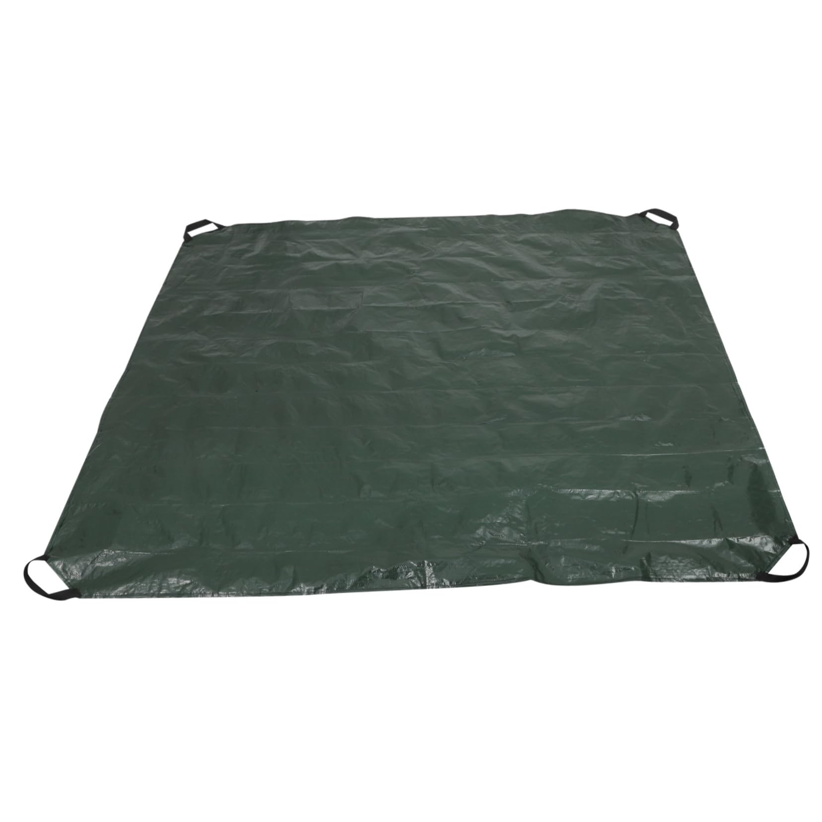 Faltbarer Gartensack aus Pe Wiederverwendbar mit Griffen Grün für Laub und Gartenabfälle in Garten und Hof