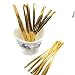 Weststone - 1000pcs 4" Bright Gold metallic twist ties foil twist ties for cello bags treat bags in birthday party wedding party