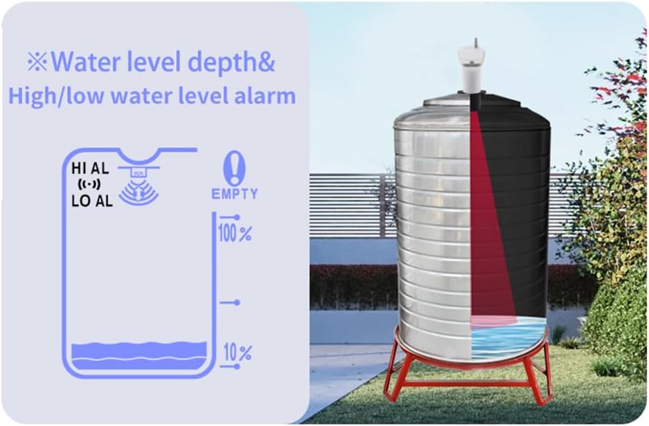 Temperature and Tank Depth Numerical Display
