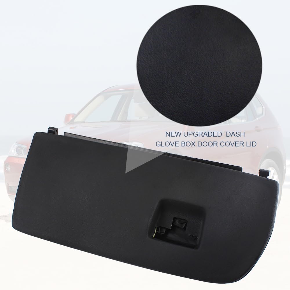 COOL STAR Black Dash Glove Box Door Cover Lid Compatible with BMW X3 X4 F25 F26 2011 2012 2013 2014 2015 2016 2017 2018 Replaces 51-16-6-839-000 51166839000 51169242086