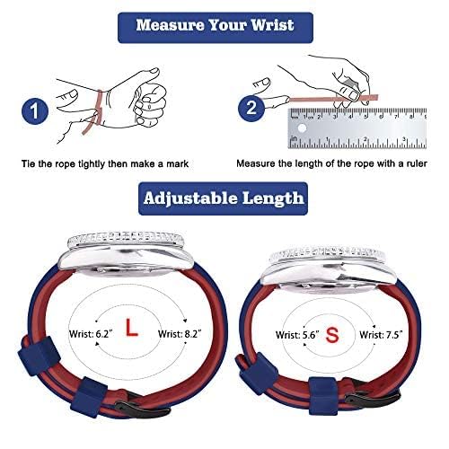 Image of Ritche Christmas Gift Silicone Watch Bands 18mm 20mm 22mm 24mm Quick Release Rubber Watch Bands for Men, White Elephant Gifts, Stocking Stuffers For Men
