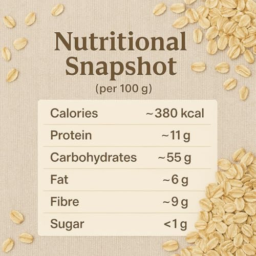 GiDeli Haferflocken 5 kg - natürliche zart Futterhaferflocken - ohne Zusätze & neutral im Geschmack - für Porridge, Müsli & Backen - auch Geeignet als Tierfutter