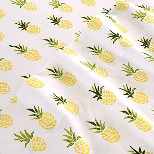 Miniatura 6 de Elegant Comfort Juego de sábanas de microfibra ultrasuave de doble cepillado de 6 piezas. Hermosos patrones tropicales y colores sólidos vibrantes,