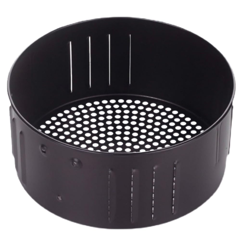 AUTSUPPL Air Fryer Replacement Basket Non-Stick Fry Basket Accessory Easy to Clean Dishwasher Safe Air Fry Accessory for Baking Pizza Chicken Wings Steak and Fried Vegetables 7.48 X 7.48 X 3.66 in
