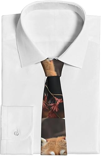 Miniatura 8 de NONHAI Corbatas para hombre, corbata clásica de seda, rojo amapola flor campo en puesta de sol, corbatas delgadas para el cuello para hombre,