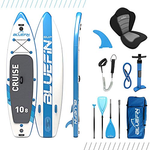 Bluefin SUP Stand Up Inflatable Paddle Board with Kayak Conversion Kit | Ultimate iSUP Kayak Bundle...