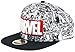 Bioworld - Difuzed Pattern Snapback Cappellino da Baseball, Grey (Grey Grey), Taglia Unica Unisex-Adulto