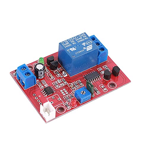 DC 12V Vibration Delay Relay Module Sensor Module 1-180s Adjustable Delay Control Switch Alarm