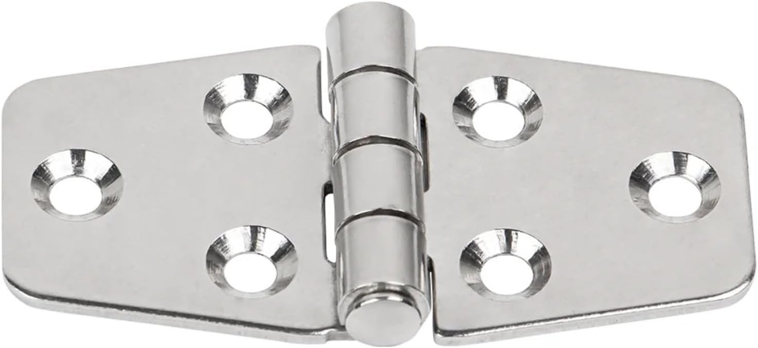 4Pcs Door Hinges Marine Grade Stainless Steel Hinge for Boat Window Hinges Marine Hardware 76 * 38mm