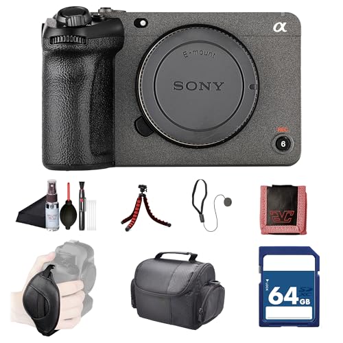 Sony FX30 Cinema Line Camera with XLR Handle Unit (ILME-FX30) – 26MP APS-C Sensor | 4K Super 35 Recording | 64GB Card, Bag, Flex Tripod, Hand Strap, Card Wallet, Cap Keeper, Cleaning Kit