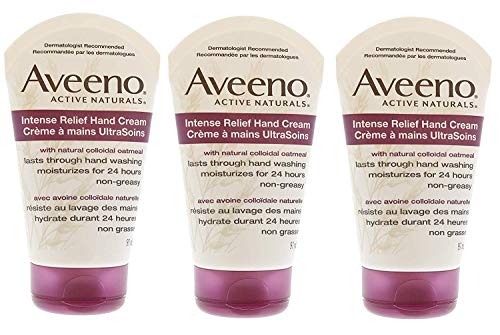 AVEENO Active Naturals Intense Relief Hand Cream 3.50 oz (Pack of 3)