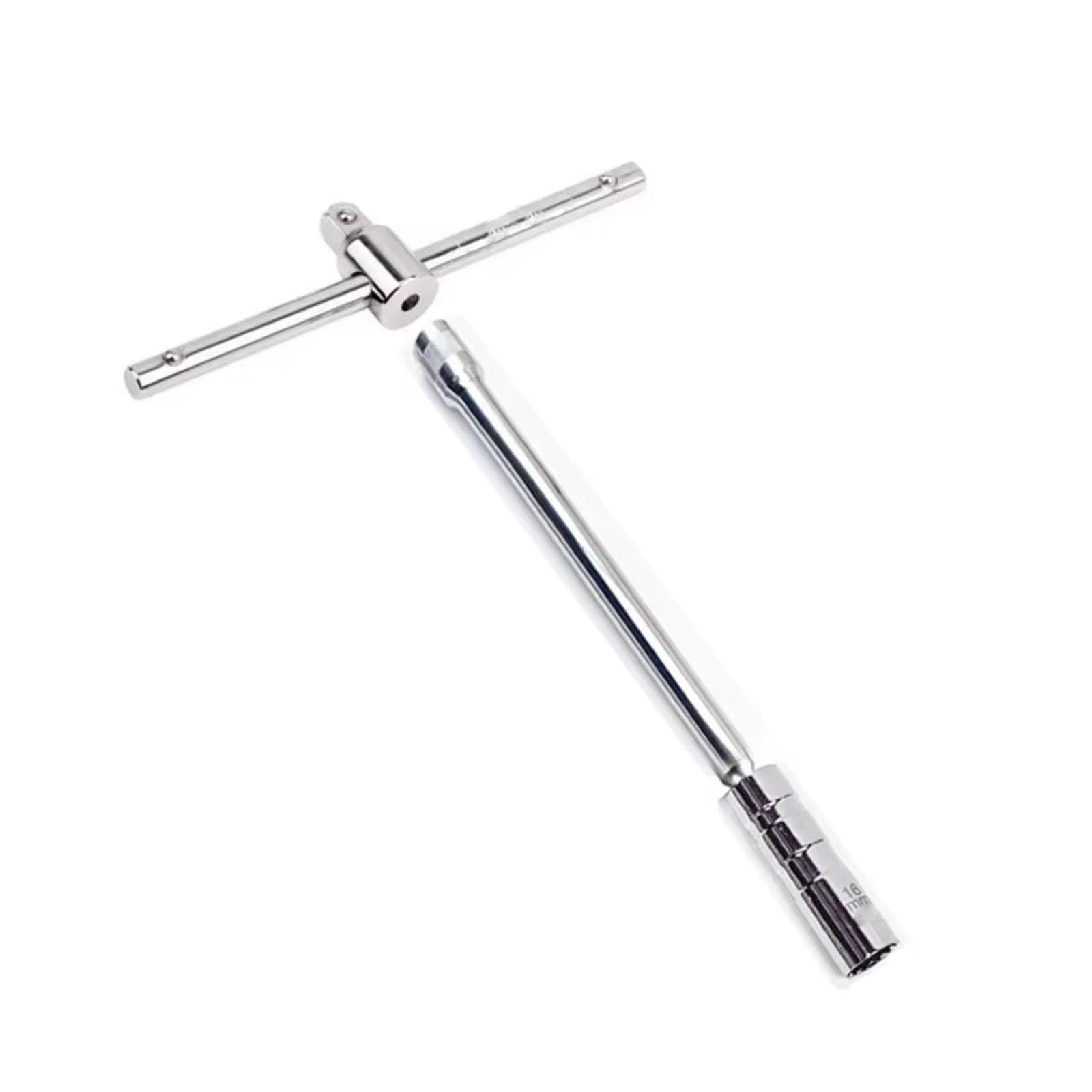 Llaves de bujías Extracción De Torsión Automática Enchufe Bujía Herramienta Magnética Llave Giratoria Extensión Larga Reparación Instalación 16mm(16mm)
