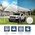 TGEHAP 12'x20' Carport Replacement Canopy Cover for Tent Car Garage Shelter Top Tarp Cover with Ball Bungees (Only Only Top Cover, Frame is not Included)