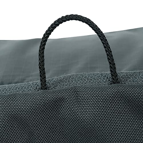 Tatonka Bauchtasche Ilium L - Hüfttasche mit DREI Reißverschlusstaschen - Titan Grey