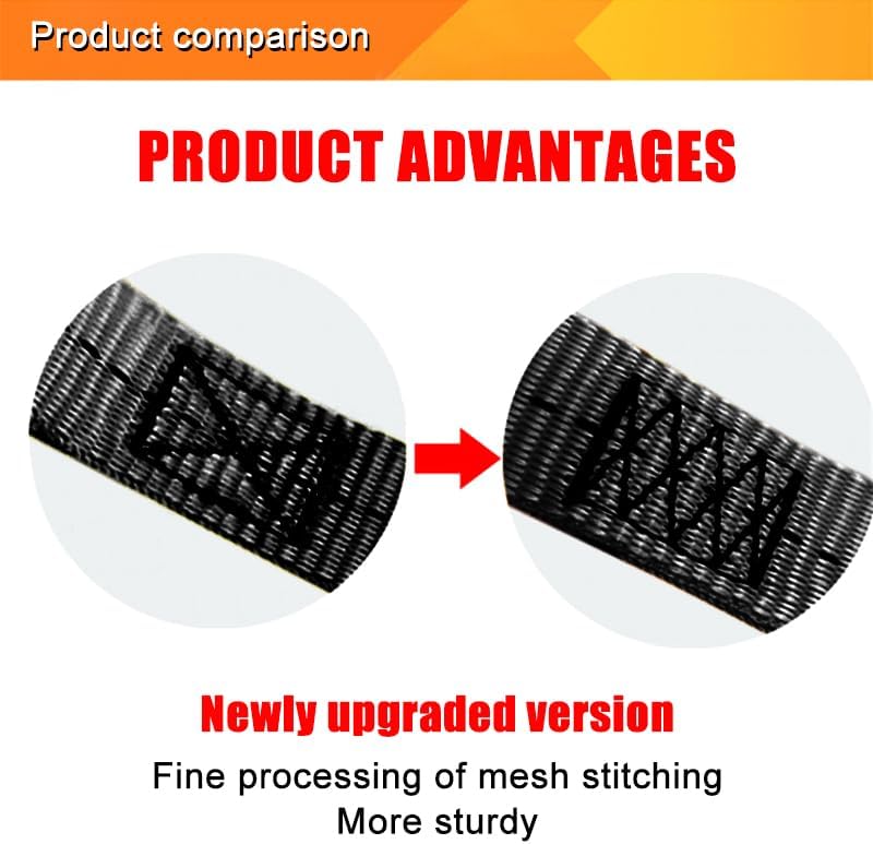 Heavy Duty Lashing Straps, 4 Pcs Ratchet Straps Nylon Strap Quick Release Zinc Alloy Black 25mmx(1-6) M Luggage Cargo(6m Black)