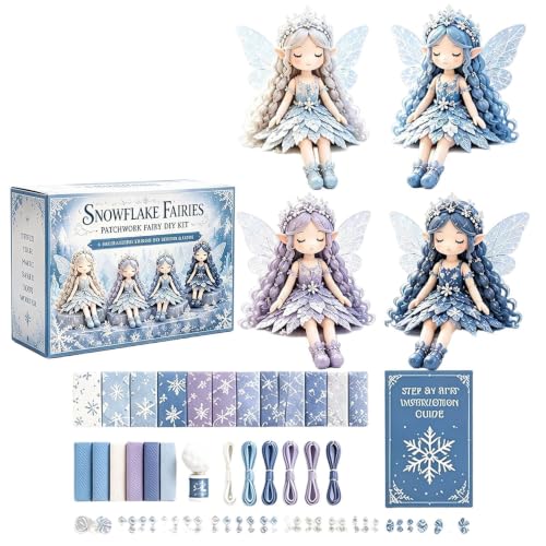 Kit de fées DIY complet avec fournitures en tissu pour loisirs créatifs