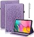 GLANDOTU Case for Lenovo Tab M8 4th Gen 2024/2023 8 inch (TB-300FU/TB-300XU),lightwe... folio Flip Embossed PU Leather Tablet Cover Case with fold Stand Function for Lenovo M8 4th Generation -Purple