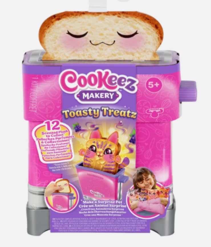 cookeez MAKERY Toasty Treatz Pop in Bread Make a Surprise Pet