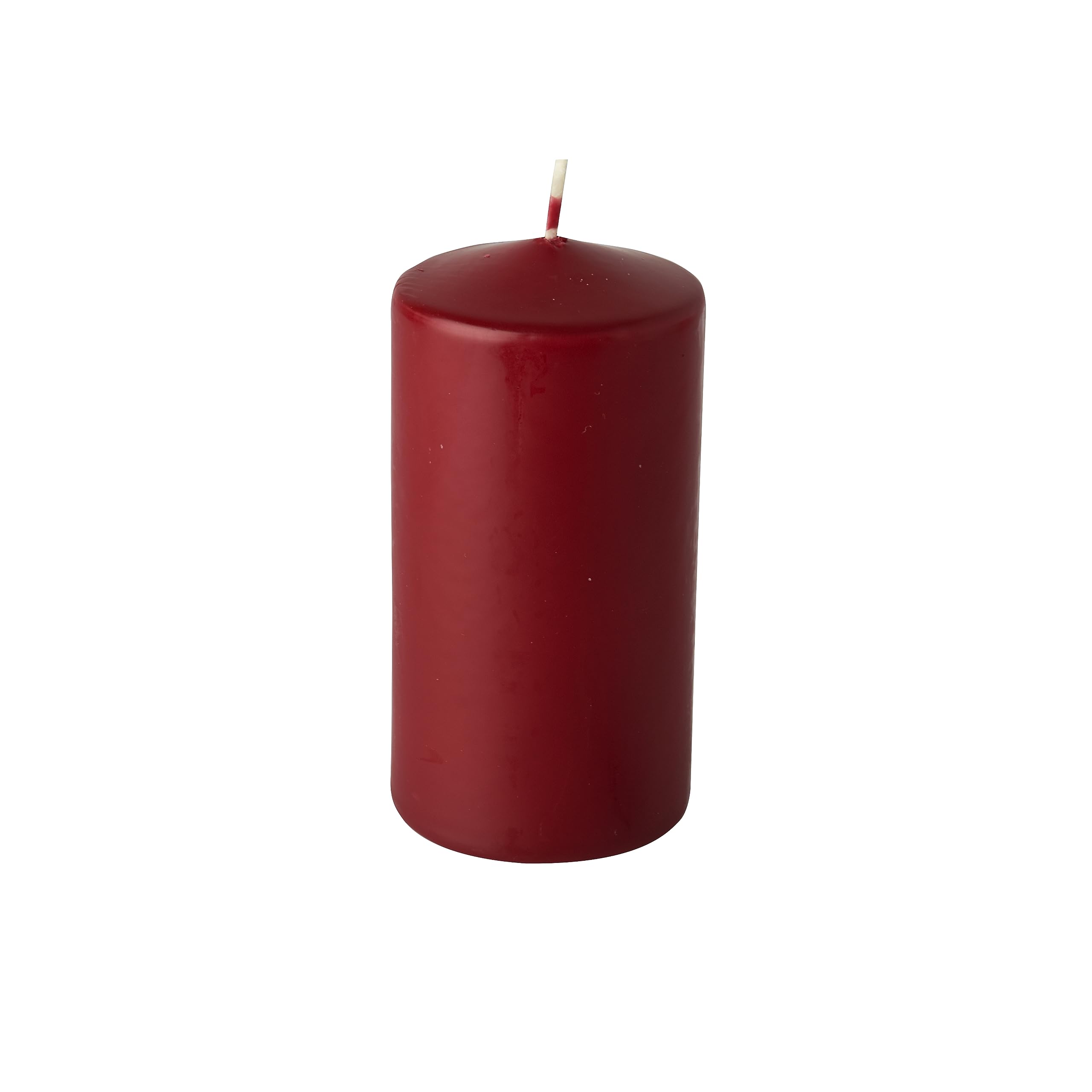 6 Stumpenkerzen Ø 60 mm · 115 mm bordeaux (4 x 6 = 24 Stück)