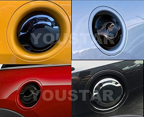 Miniatura 5 de Direct Fit - Tapón de gasolina y manijas de puerta con acceso cómodo (sin botón) compatible con MINI Cooper SD F56 14 en F57 15 en (negro brillante)