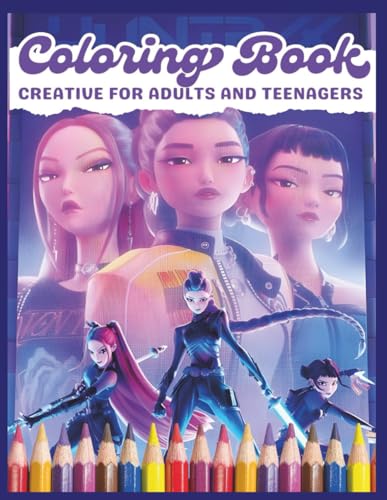 K-Pop’s De-mons Hunters: Gothic K-Pop Coloring Book