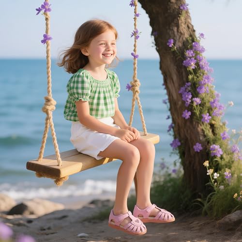 Image of Kiderence Toddler Girls Sandals Little Girls Kids Summer Shoes Toddler Sandals