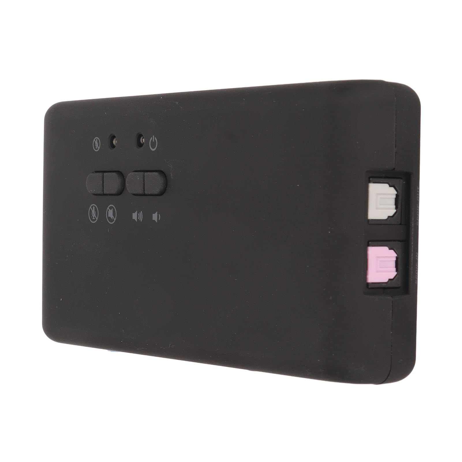 USB-Soundkarte, externer 7.1-Kanal-High-Fidelity-Audio-Adapter mit 48 kHz Abtastrate, Dual-Mikrofon-Eingang für PC, Laptop, Computer, Gaming, Heimkino, ABS-Material