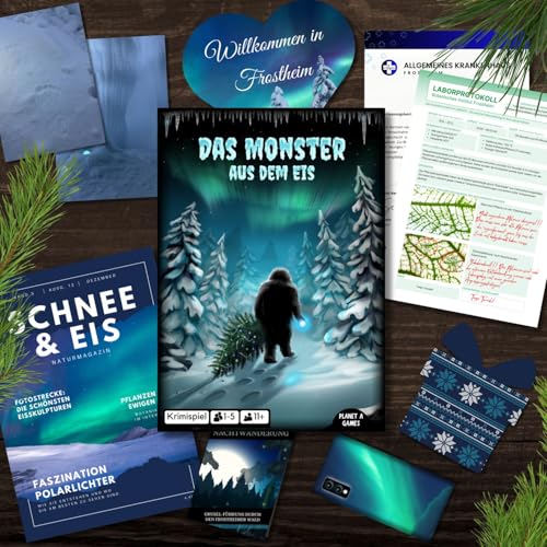 Stadtkrimis Exit Escape Stadtführung Das Monster Krimi Bundle | Das Monster aus dem EIS & Das Monster aus der Lagune Spar-Bundle | Spannende Krimi-, Detektivspiele
