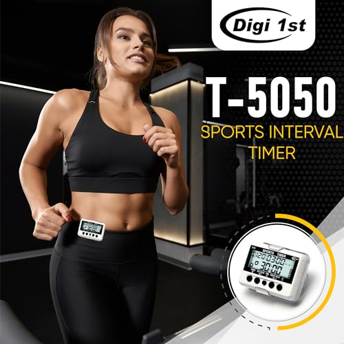 T-5050 Sports Interval Timer with Pacer, Stopwatch, and Clock - Image 2