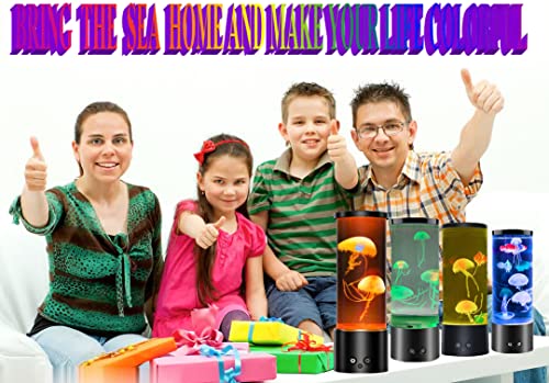 Jellyfish Lamp,Jellyfish Lava Lamp With 16 Color Changing Relax Mood Light Gift With Remote Control Usb Jellyfish Aquarium For Home Office Table Room Decor Gifts For Kids Adults… #TOP4