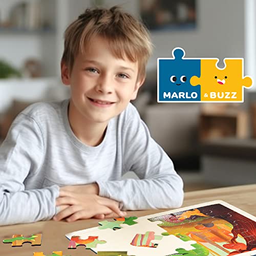 Marlo & Buzz 07 Dinosaur Wooden Puzzles For Kids Ages 4-8/8-10 Year Old Bundle Set Of 4 | 24Pcs Jigsaw Puzzle, Daily Educational And Fun Game For Toddlers, Children thumb #6