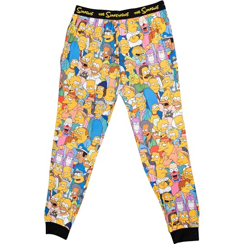 The Simpsons Characters All Together Now Lounge Pants Unisex Adult