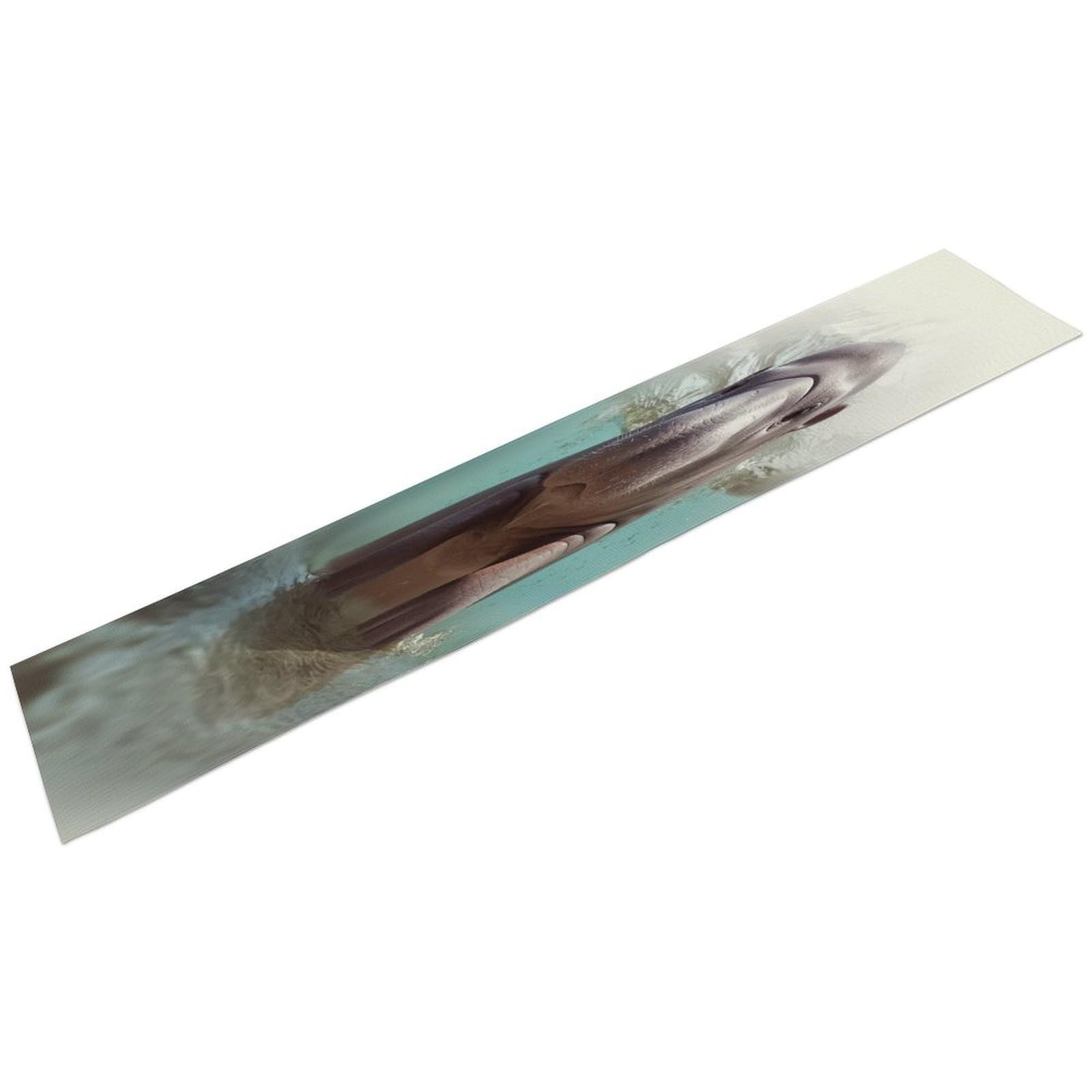 Chemin de table hippopotame en tissu épais haut de gamme pour intérieur et extérieur
