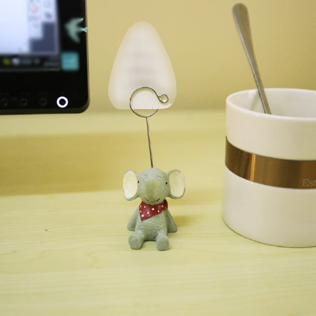 Amazon.co.jp: [dhiuebc] メモスタンド メモクリップオブジェ カード