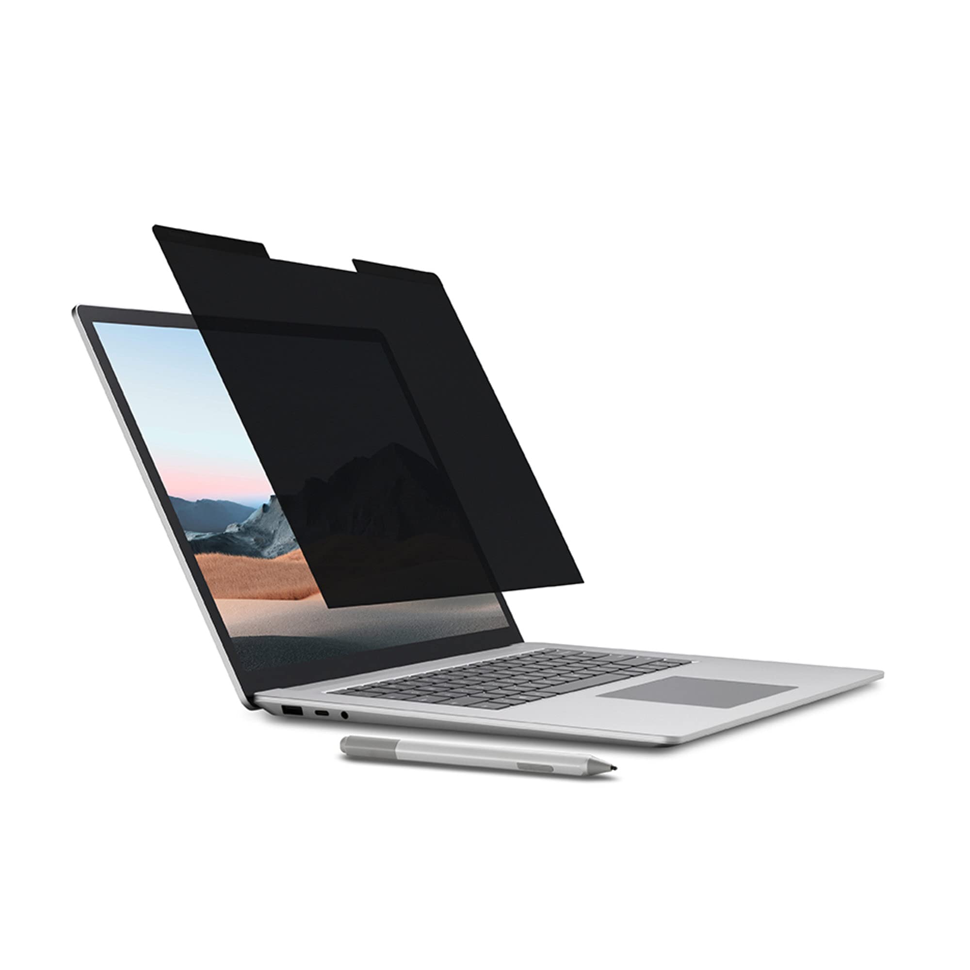 Kensington MagPro Elite Magnetic Privacy Screen for Surface Laptop 3 15", Removable High Clarity Protector Limits Viewing Angle and Blue Light, K58362WW