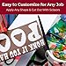 Cut to Size, Durable 4x12in Sticker Magnetizer 2 Pk: Turn Any Decal Into a Strong Magnet. Weatherproof Magnetic Strip Protects Bumper Paint and Allows Easy Swap. Flexible Sheet Guaranteed to Stick