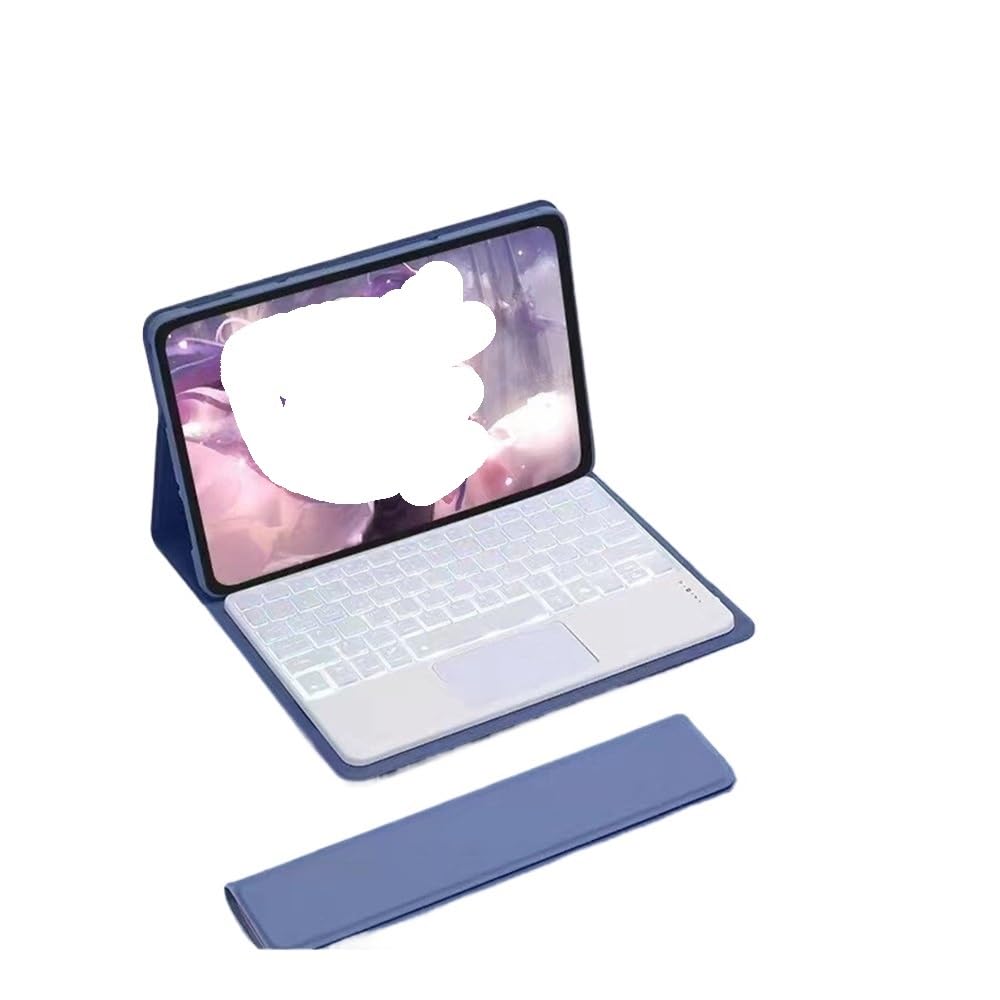 Clavier et étui iPad Pro 11 pouces 2024 2025 universel gris touch backlit