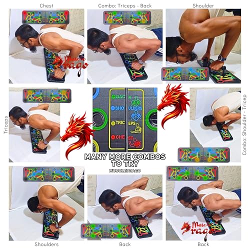 Image of 2 in 1 Double Spring Tummy Trimmer /Strength Trainer & Pushup Board for man and woman | No Excuses - Build a Stronger Upper Body and Back Strength at Home