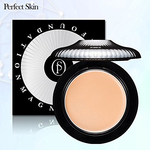 Perfect Skin Magnetic Cover Foundation SPF50+ PA+++ with Puff 2016 New (#23 For Natural Skin Tone)